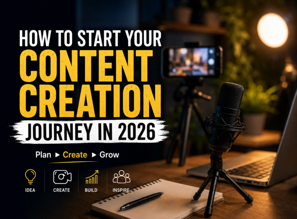 How to Start Your Journey as a Content Creator in 2026
