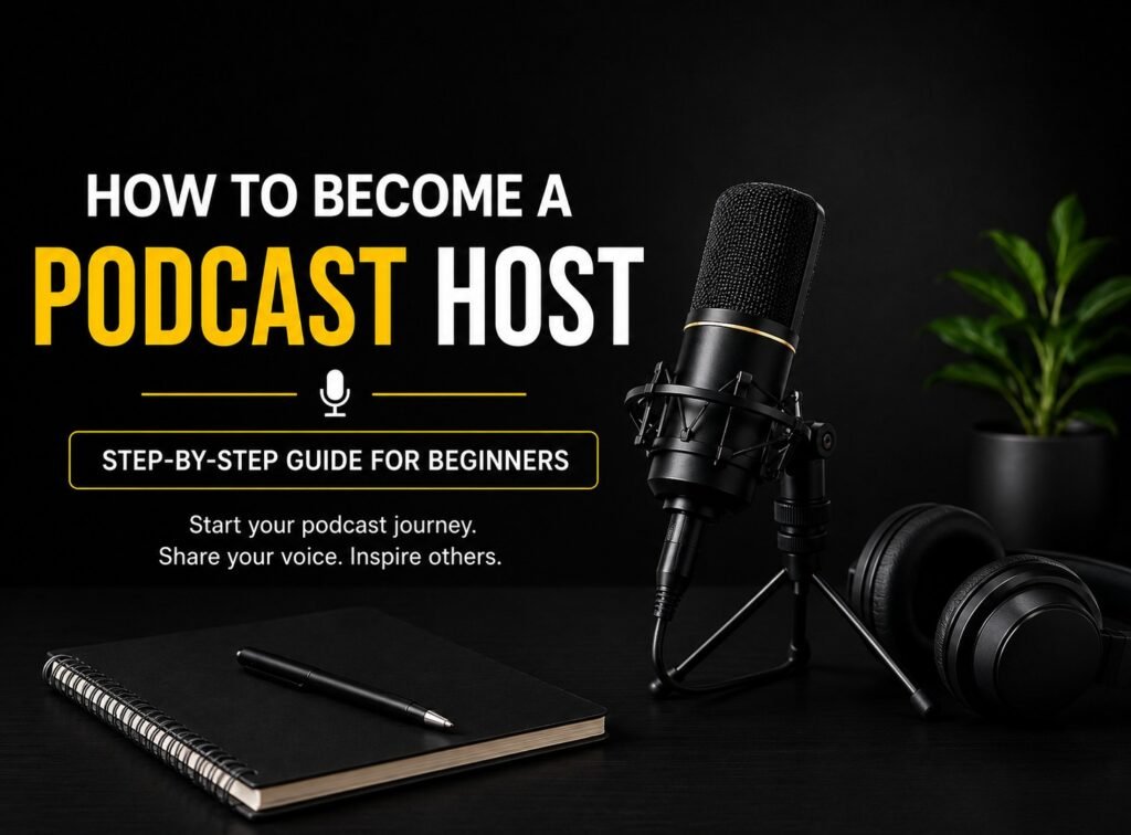 How to Become a Podcast Host: Step-by-Step Guide for Beginners